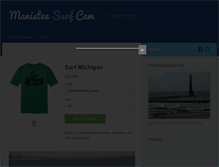 Tablet Screenshot of manisteesurfcam.com